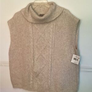 Falls Creek lady’s SL sweater vest, cowl neck…size 3X